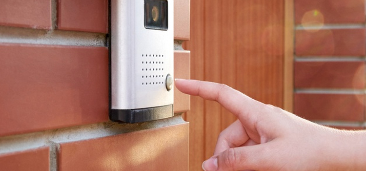 apartment door buzzer installation in Linda