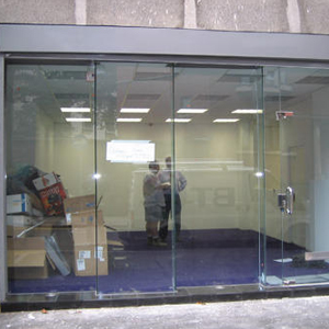 shop front door repair Linda